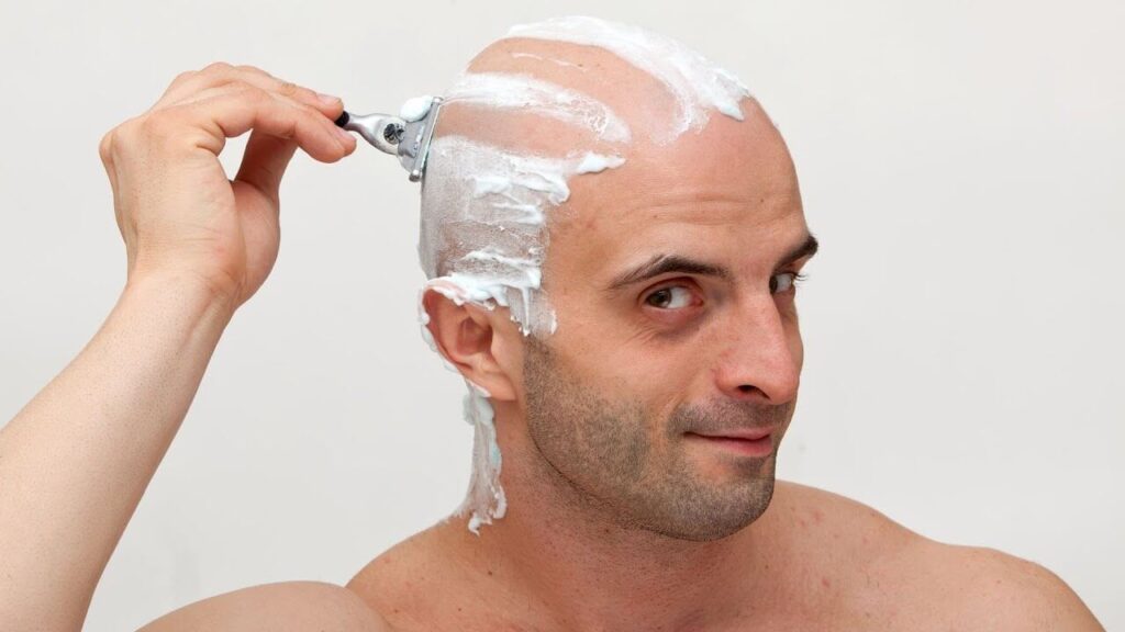 how to shave your head bald with a razor