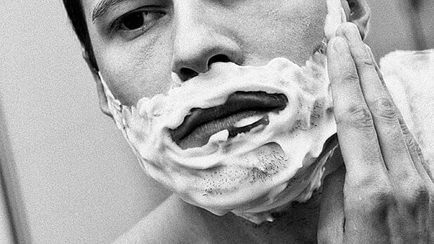 Use shaving creams when wet-shaving using electric razors after you shower